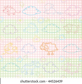 Vector seamless pattern  for your design.