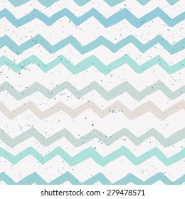 Vector seamless pattern with zigzag calligraphic brush strokes. Scandinavian concept design. Use for wedding card, birthday invitation, wallpaper, pattern fills, web page background, surface texture.