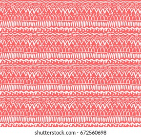 vector seamless pattern zigzag, lines, dots, stripes, waves