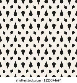 Vector seamless pattern with zigzag from points.Modern stylish texture.Black and white