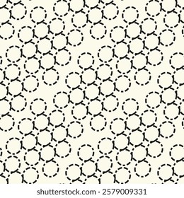 Vector seamless pattern.Bold textured brush strokes. Monochrome hand drawn texture. Hipster graphic design.