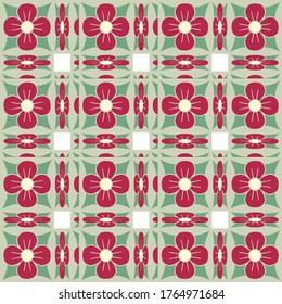 Vector seamless pattern.Design for prints, textile, decor, fabric
