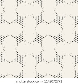Vector seamless pattern.Modern stylish texture.Black and white