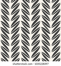 Vector seamless pattern.Modern stylish texture.White and black