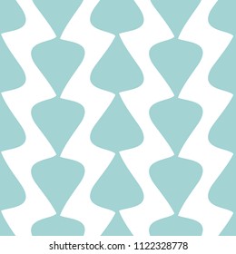 Vector seamless pattern.Modern stylish texture.White and blue