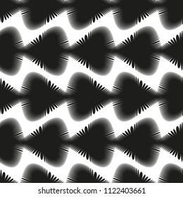 Vector seamless pattern.Modern stylish texture.White and black