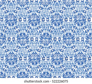 vector seamless patterns beautiful Oriental motifs