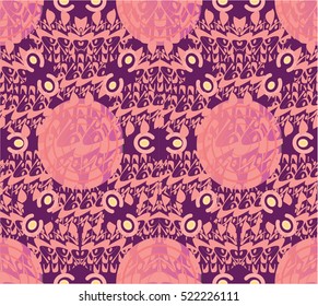 vector seamless patterns beautiful Oriental motifs