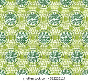 vector seamless patterns beautiful Oriental motifs