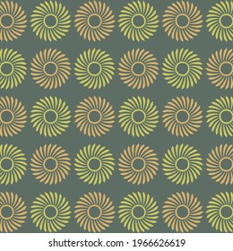 Vector of seamless patterns design with nature concept in flat style. Can be use for wallpaper or textured background