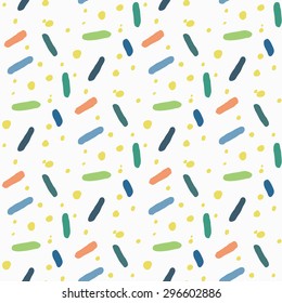 Vector seamless patterns. Modern stylish texture. Cute and colorful background.
