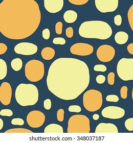 Vector seamless patterns. Modern stylish texture. Cute and colorful background.