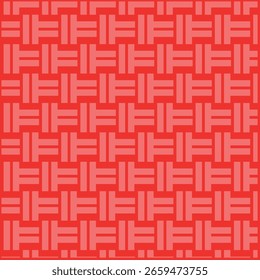 Vector seamless patterns. Red color. Endless texture can be used for printing on fabric and paper or for scrapbooking.