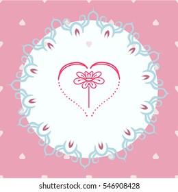 Vector seamless patterns. Red color. Endless texture can be used for printing onto fabric and paper or scrap booking. Valentines day background for invitation.