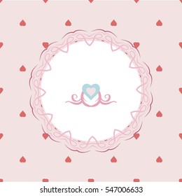 Vector seamless patterns. Red color. Endless texture can be used for printing onto fabric and paper or scrap booking. Valentines day background for invitation.