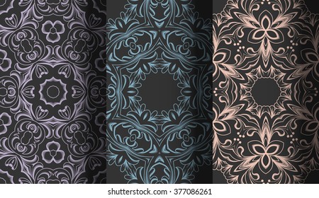 Vector of Seamless Patterns set