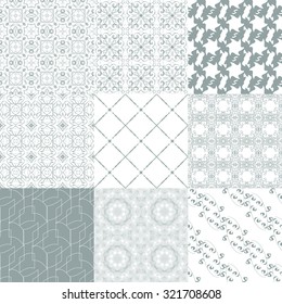 Vector of Seamless Patterns set. eps 8