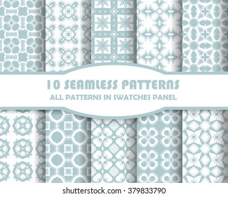 Vector of Seamless Patterns set. eps 10