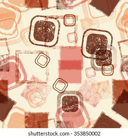 Vector Seamless Patterns . Seamless Texture . Seamless Grunge Shapes. 