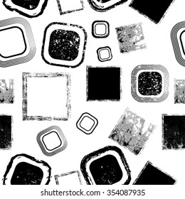 Vector Seamless Patterns Texture .Grunge Shapes. 