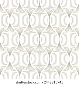 Vector seamless patterns. Wavy graphic background. Simple linear waves. Abstract background with lines. Suitable for wallpaper, greeting card, print