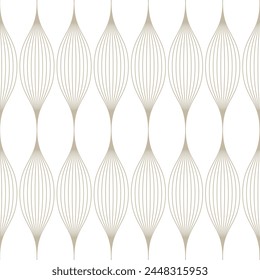 Vector seamless patterns. Wavy graphic background. Simple linear waves. Abstract background with lines. Suitable for wallpaper, greeting card, print