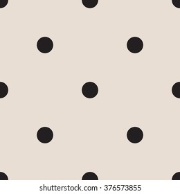 Vector seamless patterns with white and black peas (polka dot). Texture for scrapbooking, wrapping paper, textiles, home decor,