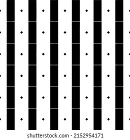 Vector seamless pattern.Simple stylish abstract geometric background. Monochrome image. Black and white color. Design for decor, prints, textile.Design element for prints. 