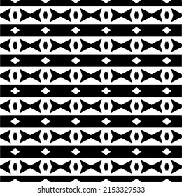 Vector seamless pattern.Simple stylish abstract geometric background. Monochrome image. Black and white color. Design for decor, prints, textile.Design element for prints. 