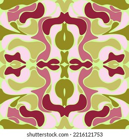 vector seamless picture depicting an abstract mosaic of individual elements 3