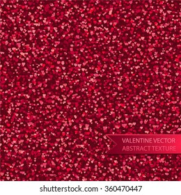 Vector seamless pink heart spray texture for Valentine's Day.