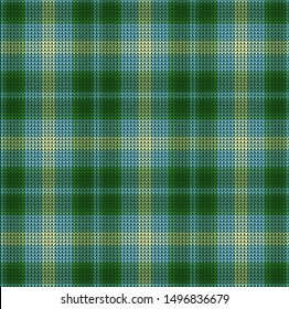 vector seamless plaid knitted checkered pattern