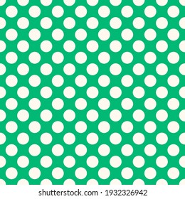Vector seamless polka dots pattern. Repeating geometric circles. Abstract simple monochrome background design.