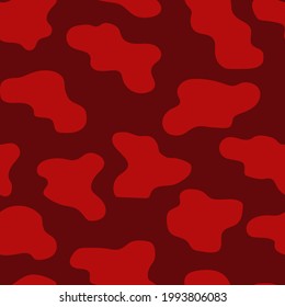 vectores, impresión sin fisuras de puntos sobre un fondo rojo, impresión para ropa o impresión