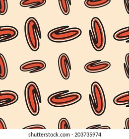 Vector seamless psychedelic texture pattern. Endless background.