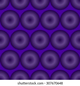 Vector seamless of purple optical illusion pattern.