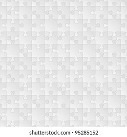 Vector seamless puzzle background