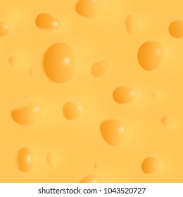Vector seamless realistic cheese texture
