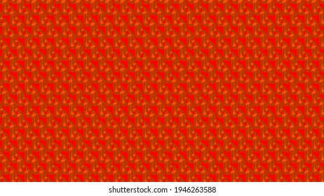 La textura del ocre rojo vectorial sin fisuras, de formas antialidadas.
