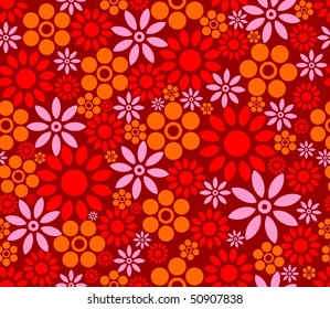 vector seamless red texture