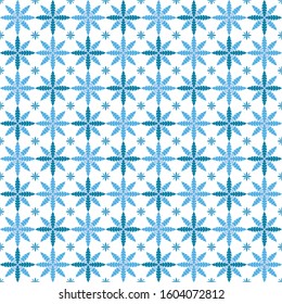 Vector seamless repeat pattern. Created for ceramic tile, fabrication, textile, background & texture, printing. Could be use in graphic design project, etc.