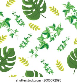 Vector seamless repeat pattern design for printing textile, fabrication, mask, throw pillow etc.