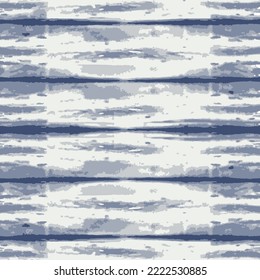 Vector Seamless Repeat Pattern Shibori Tie Dye Horizontal Stripe 5 colour pattern
