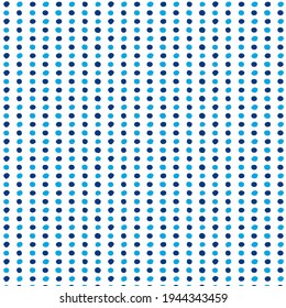 Vector seamless repeating sketchy polka dot pattern. Classic ornament of ink spots. A hand-drawn pattern of rough dots. Template for print on fabric, paper, wallpaper design, packaging, bed linen
