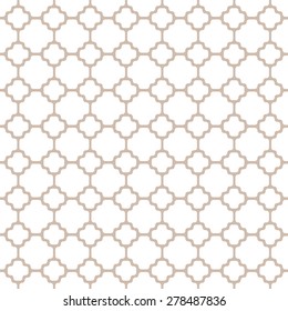 Vector seamless repeating texture, pattern for stained glass, forged metal lattice, flooring, tile covering. Trellis seamless pattern.