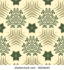 Vector Seamless Retro Background