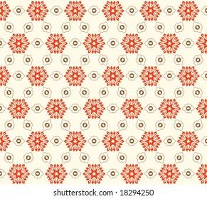 Vector Seamless Retro Background