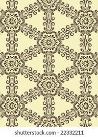 vector seamless retro background