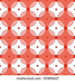 Vector seamless retro pattern. Abstract background in bright colors. 
