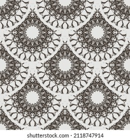 Vector seamless retro pattern background. Lace pattern..